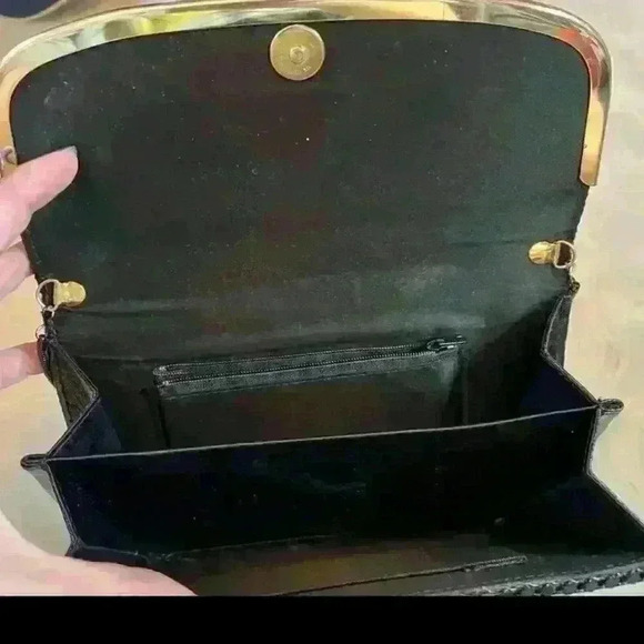 Vintage Enamel Pailette Metal Clutch Purses Bundle of 2 - Picture 16 of 16